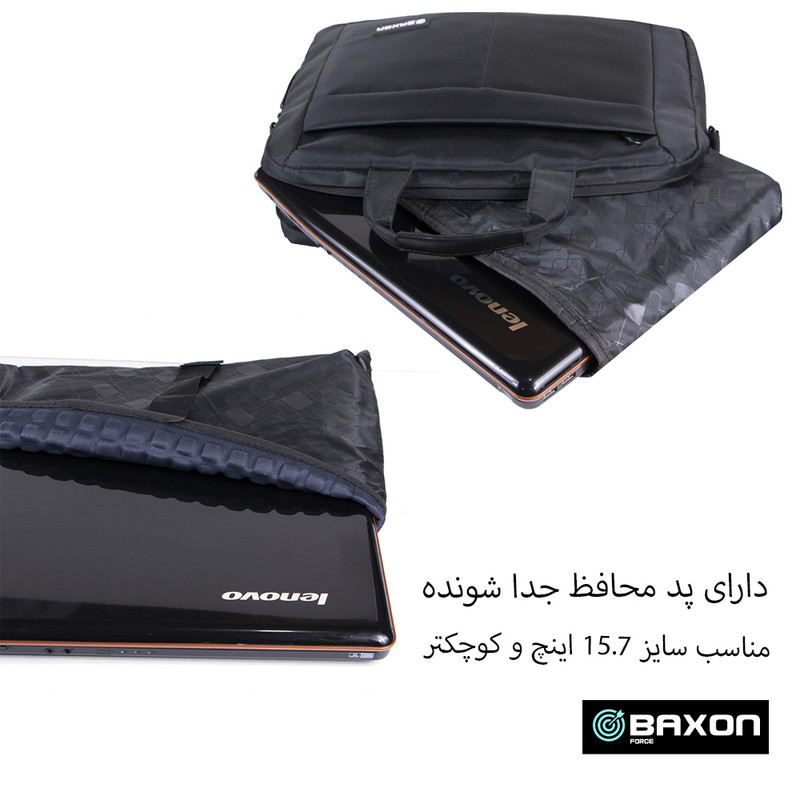 کیف لپ تاپ بگسون فورس مدل MS-1 مناسب برای لپ تاپ 14.1 تا 15.6 اینچی