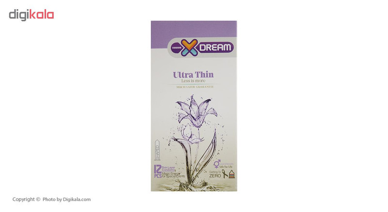 کاندوم ایکس دریم مدل Ultra Thin بسته 12 عددی