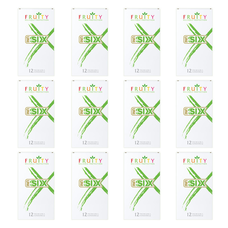 کاندوم سیکس مدل Mix Fruits-N دوازده بسته 12 عددی