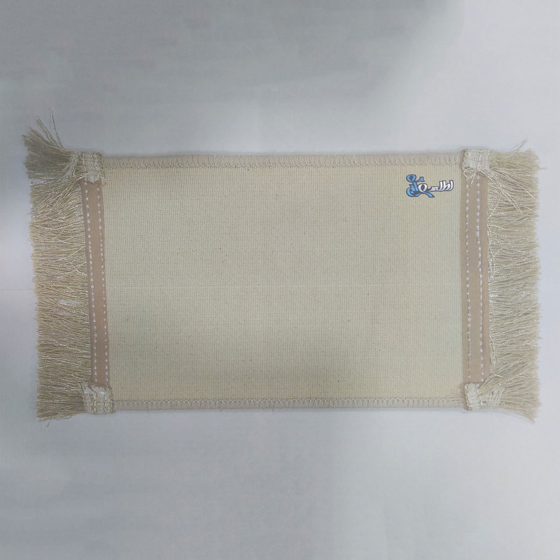 فرش ماشینی دیوارکوب اطلس آبی طرح جوانه سبز گندم مدل T1661