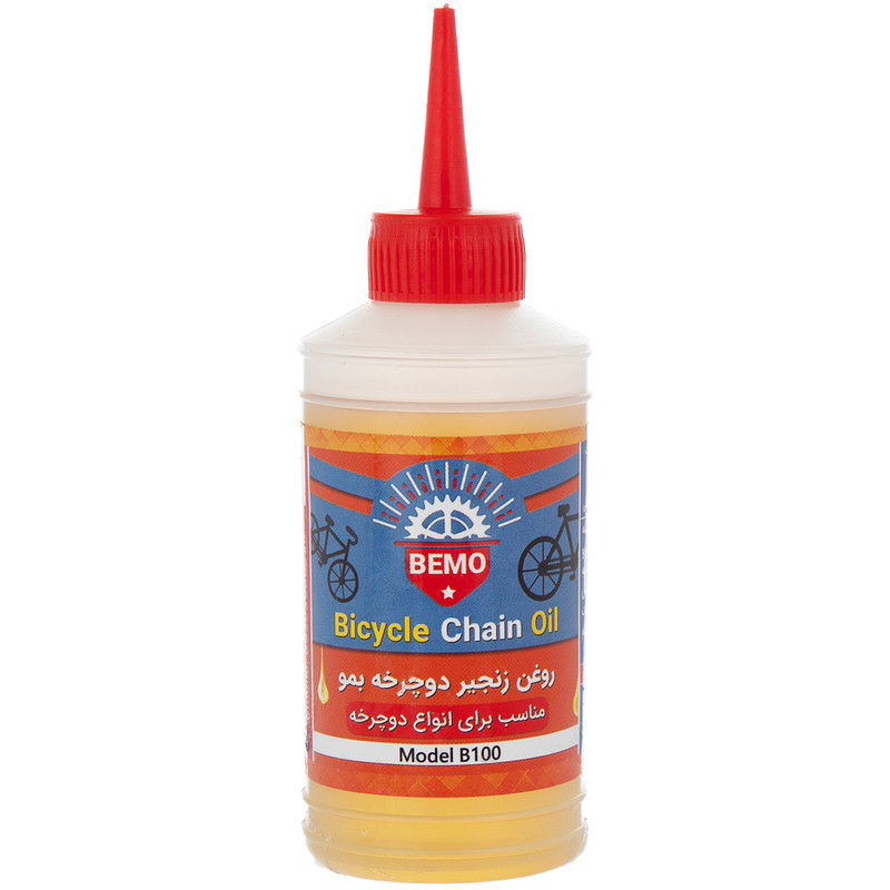 روغن زنجیر دوچرخه بمو مدل B100 حجم 80 میلی لیتر بسته 6 عددی