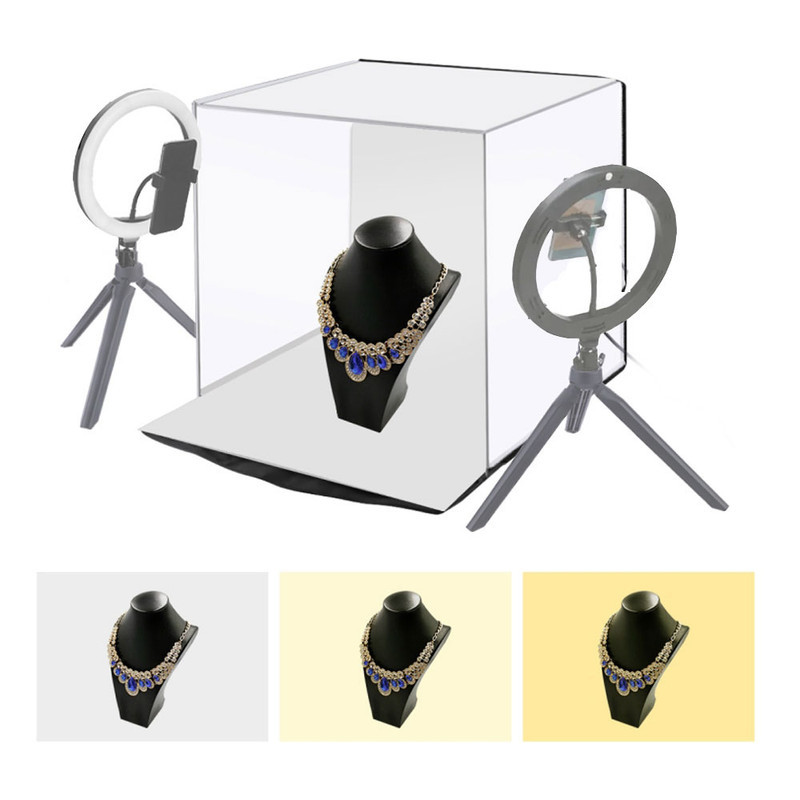 چادر عکاسی پلوز مدل Studio Shooting Tent Box ابعاد 40x40 سانتی متر
