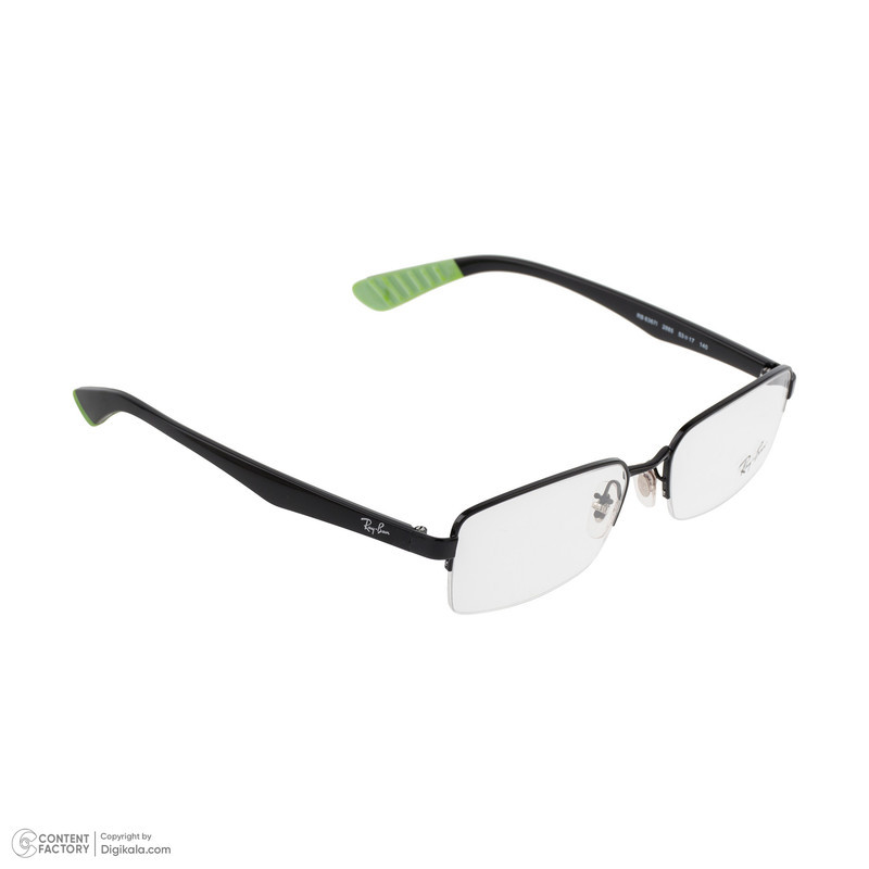 فریم عینک طبی مستطیلی ری بن مدل 0RX6367I-2885-53 مناسب برای صورت مثلث، گرد، قلب و بیضی