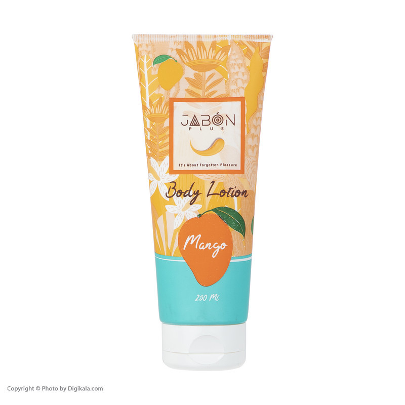 لوسیون بدن ژبن پلاس مدل mango حجم 250 میلی لیتر