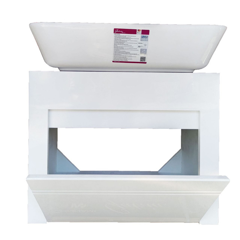 ست کابینت و روشویی گاتریا مدل کارلتو re