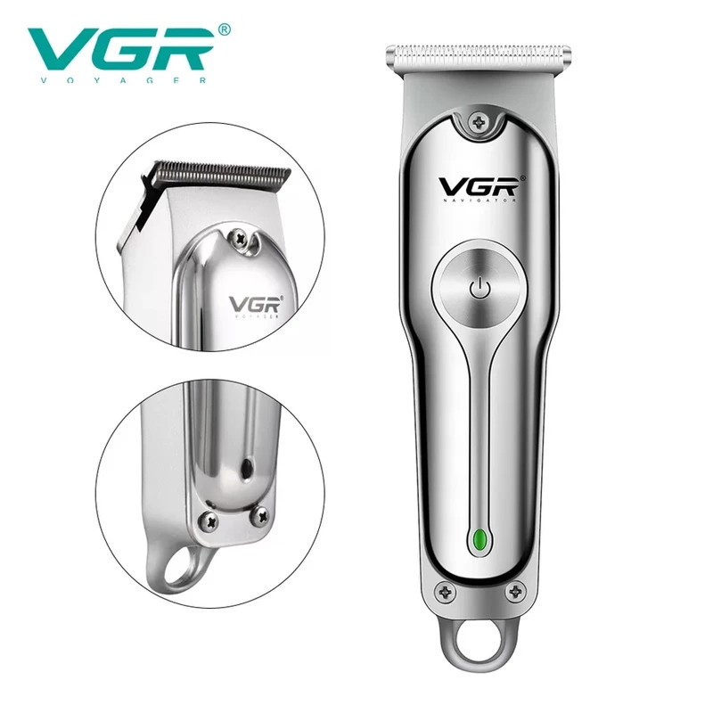 ماشین اصلاح موی سر و صورت شارژی وی جی ار مدل V-071(gold)