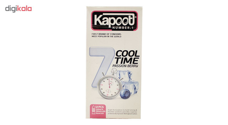 کاندوم کاپوت مدل 7Cool Time بسته 12 عددی