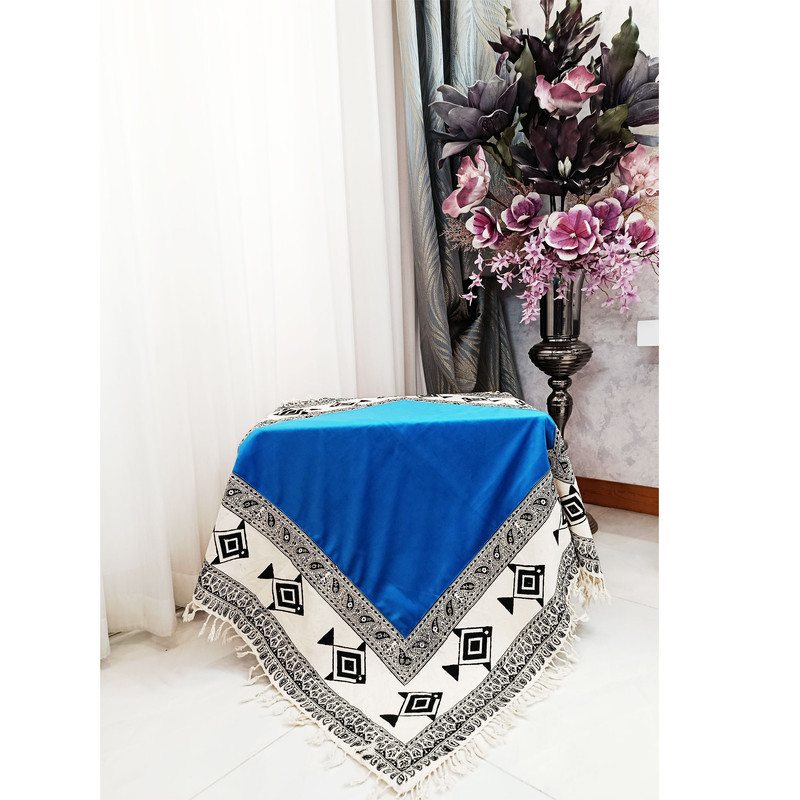 رومیزی مخمل مدل ماهی