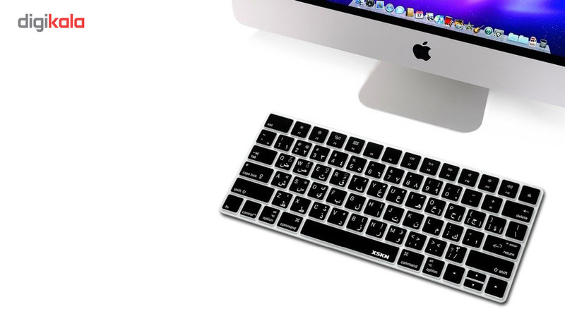 برچسب حروف فارسی کیبورد مدل black design