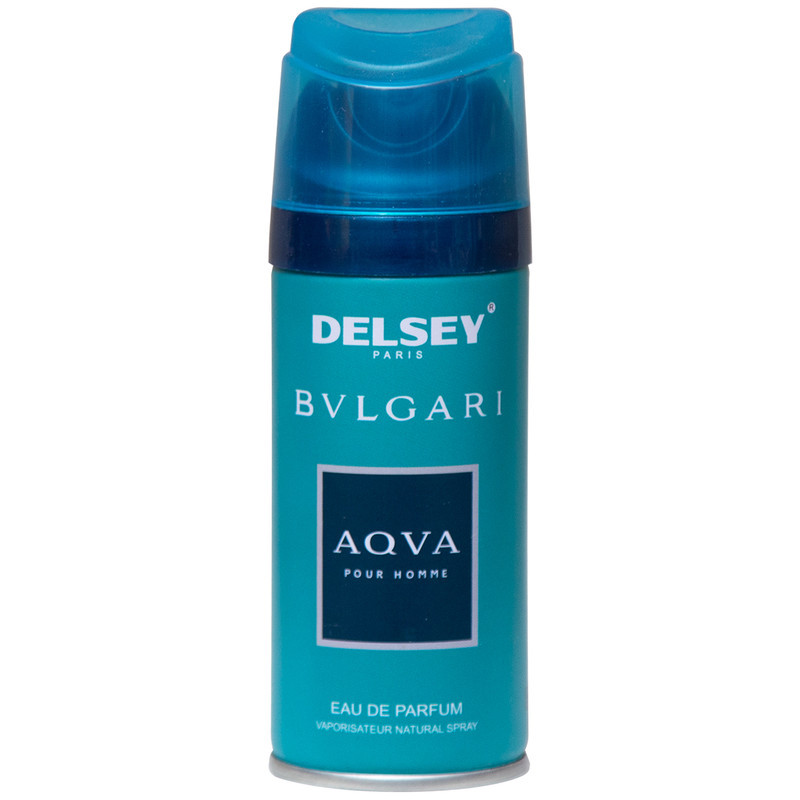 اسپری خوشبو کننده بدن مردانه دلسی مدل Bvlgari Aqva حجم 150 میلی لیتر