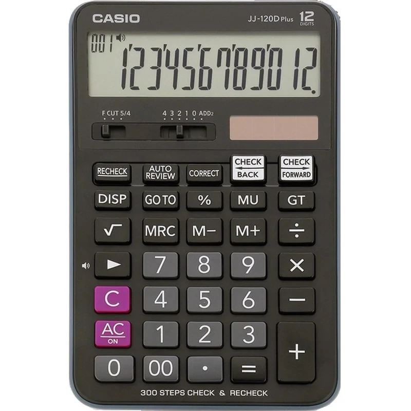 ماشین حساب کاسیو مدل JJ-120D Plus
