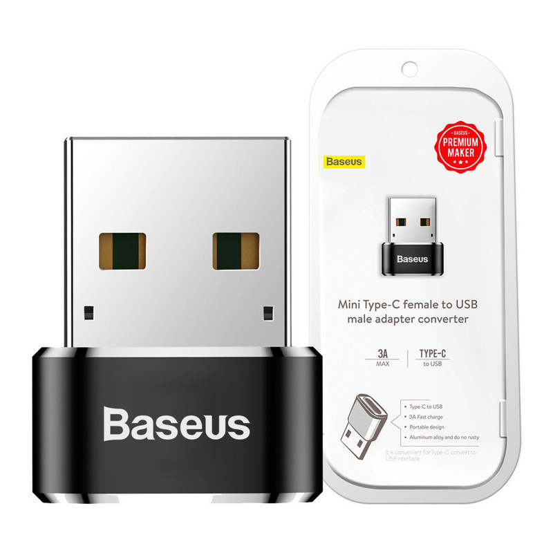 مبدل USB-C به USB باسئوس مدل OTG-3A
