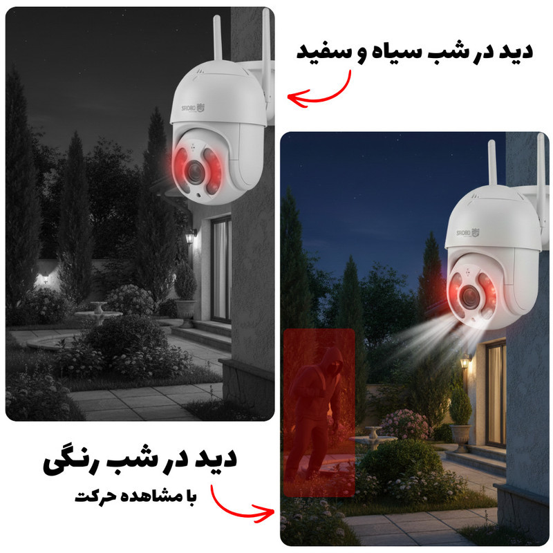 دوربین مداربسته تحت شبکه اسفیورد مدل سیمکارتی Z319