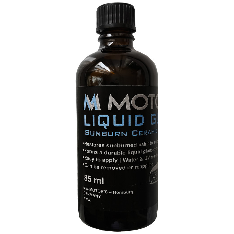 محلول سرامیک رفع آفتاب سوختگی خودرو ام موتورز مدل  Liquid Glass G8 حجم 80 میلی لیتر
