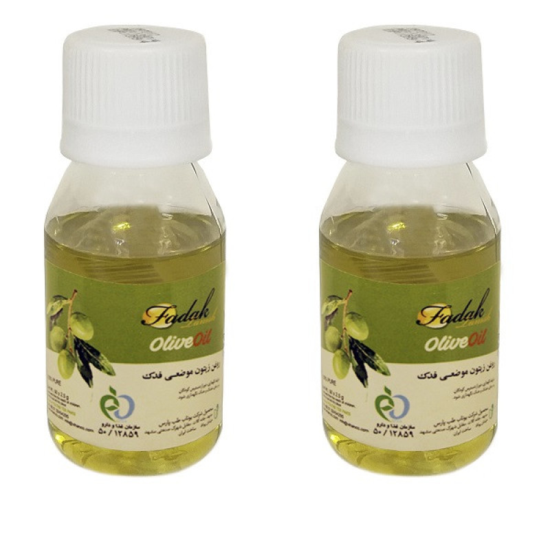 روغن مو و بدن فدک مدل Olive حجم 50 میلی لیتر مجموعه 2 عددی