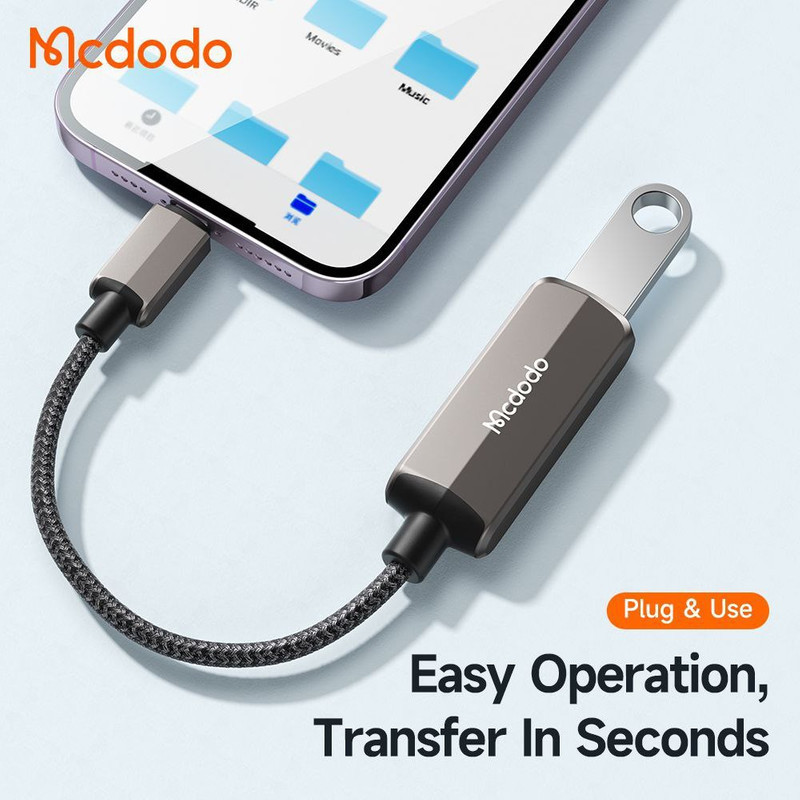 مبدل لایتنینگ به USB OTGلایتنینگ مک دودو مدل CA-2690