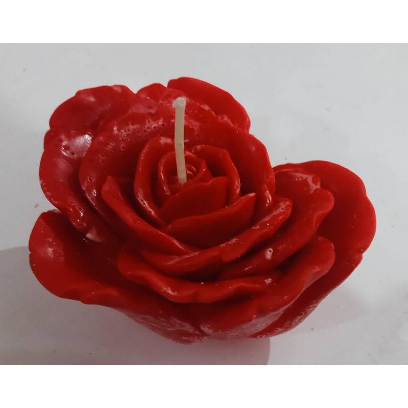 شمع مدل گل بسته 3 عددی