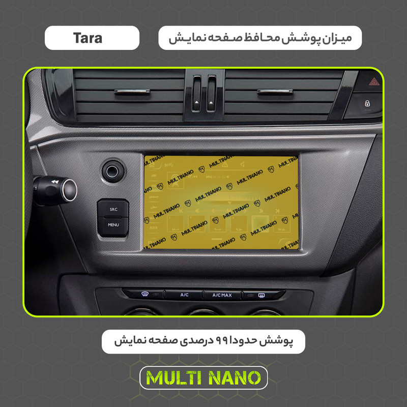 محافظ صفحه نمایش خودرو مولتی نانو مدل X-S1N مناسب برای  Tara