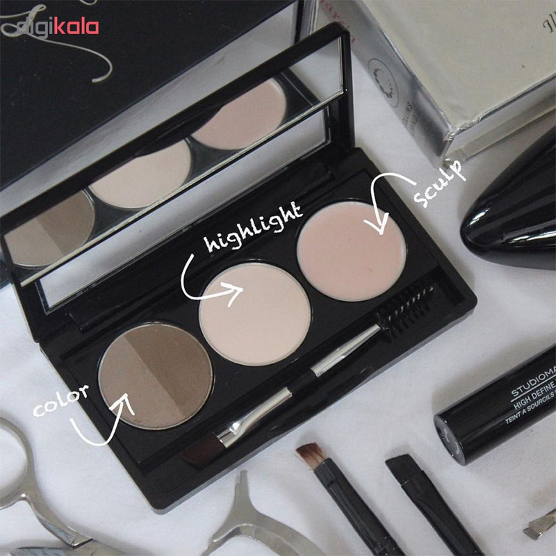 سایه ابرو استودیو میکاپ مدل Brow Sculpting شماره 04
