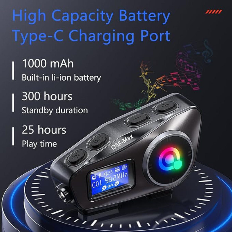 هدست کلاه کاسکت مدل Q58-MAX