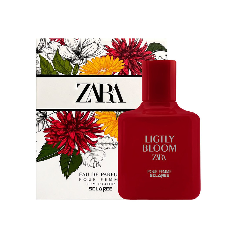 ادوپرفیوم زنانه اسکلاره مدل Lightly Bloom zara با رایحه خنک حجم 100 میلی‌لیتر