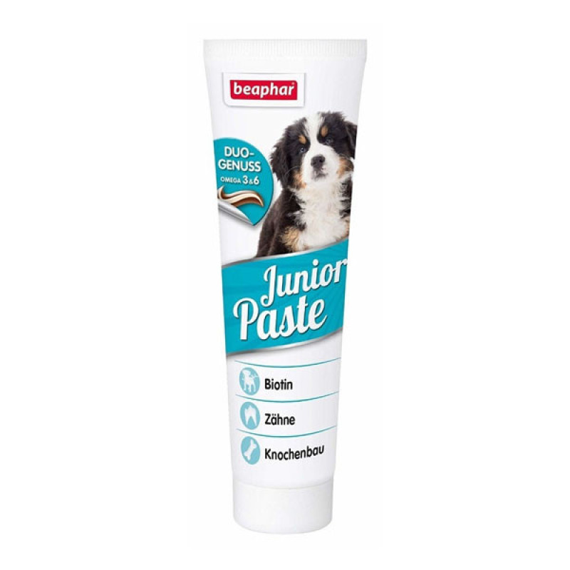 خمیر مولتی ویتامین و کلسیم توله سگ بیفار مدل Beaphar Junior Paste وزن 100 گرم