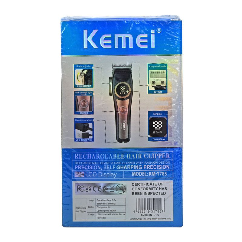 ماشین اصلاح موی سر و صورت شارژی کیمی مدل KM-1785