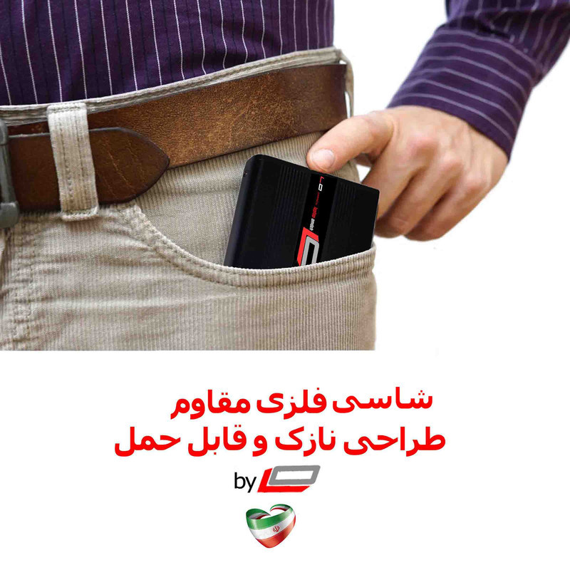 هارد دیسک اکسترنال اِل‌اُ  مدل eco silver ظرفیت یک ترابایت