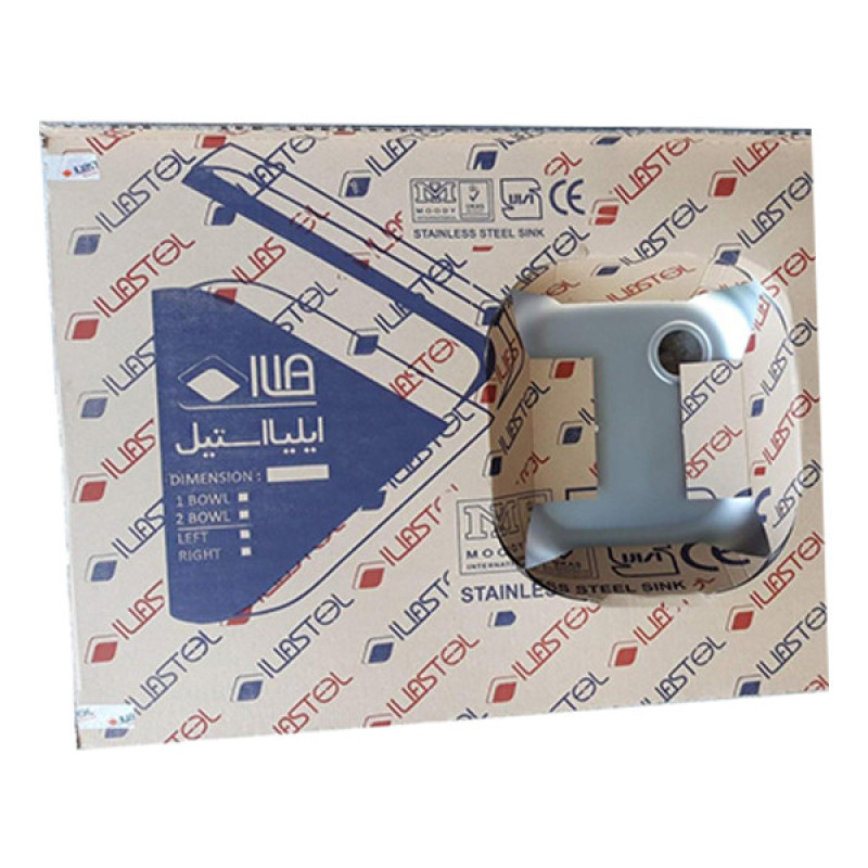 سینک ظرفشویی ایلیا استیل مدل 2066