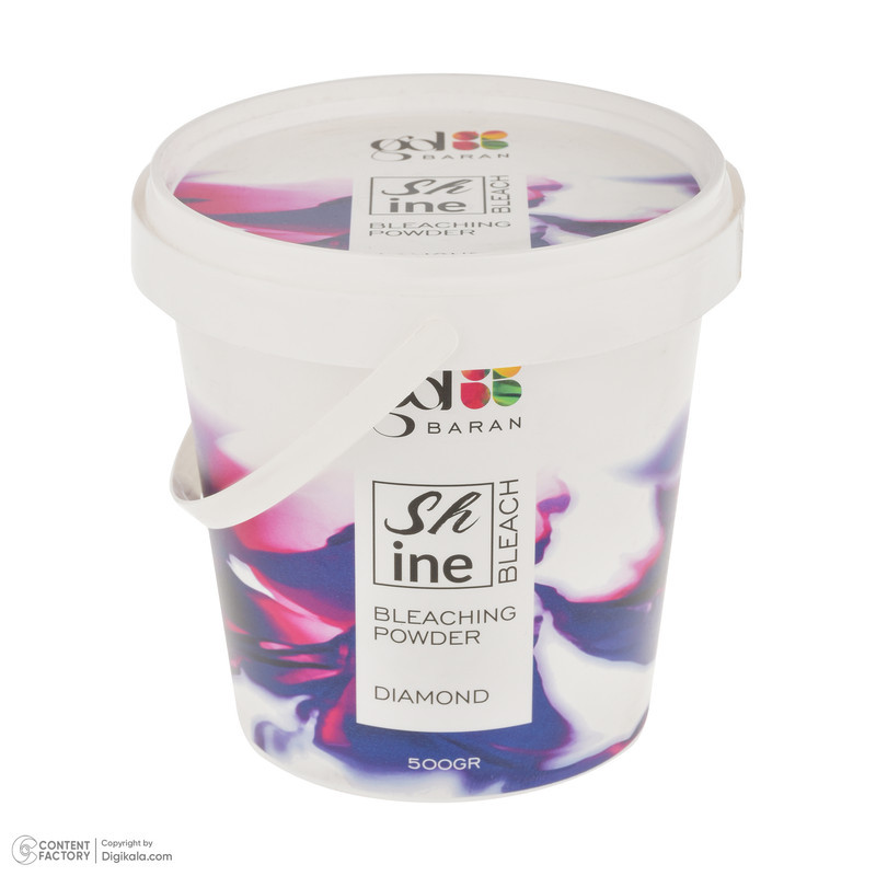پودر دکلره گلباران مدل shine وزن 500 گرم رنگ الماسی