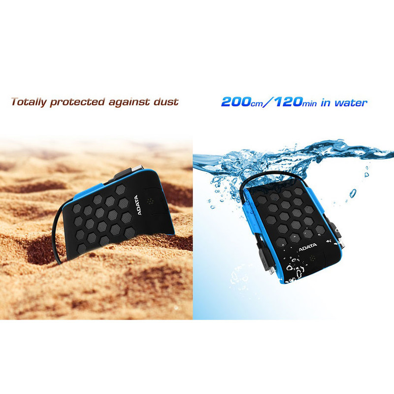 هارد اکسترنال ای دیتا مدل HD720 ظرفیت یک ترابایت دارای رابط USB Type-A 3.2