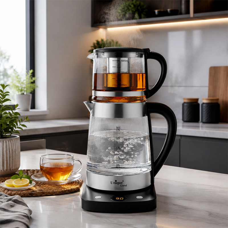 چای ساز روی هم یونیک لند مدل UN-6201