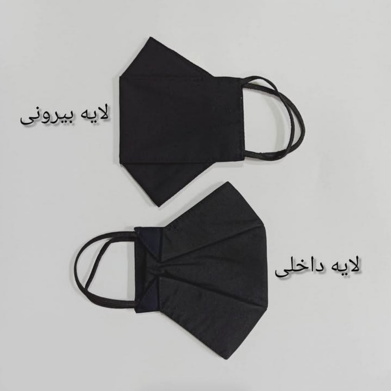 ماسک پارچه‌ای الیزاسوینگ مدل DU_00 مجموعه دو عددی