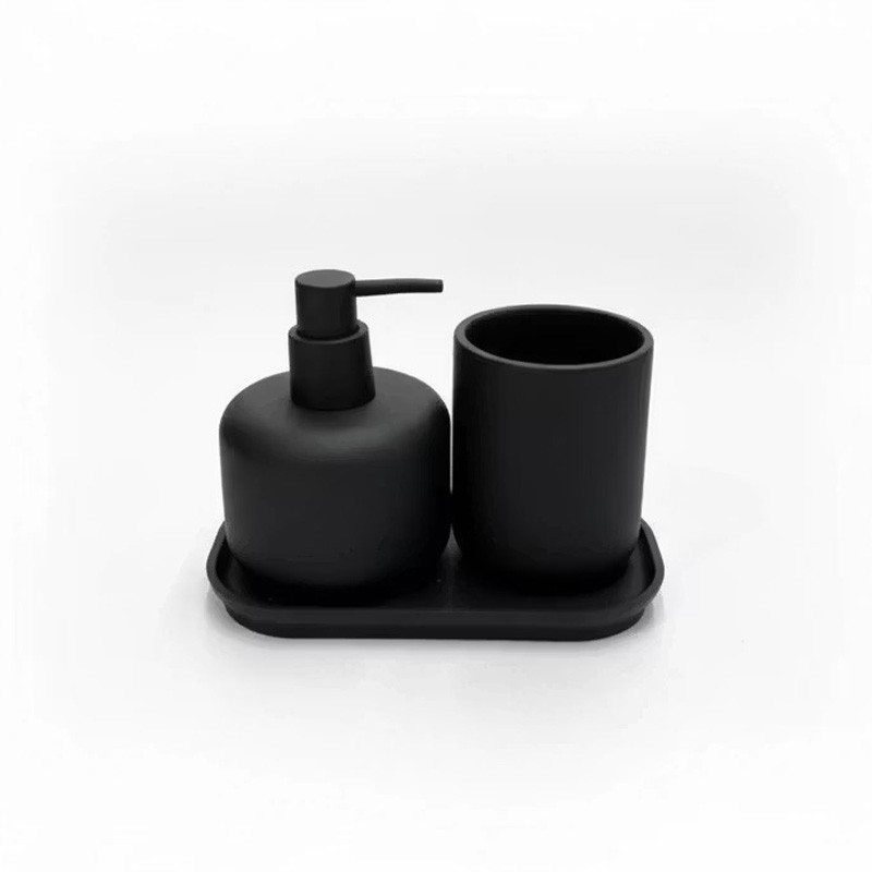 ست سرویس بهداشتی 7 تکه دلفین مدل NL-725-bl