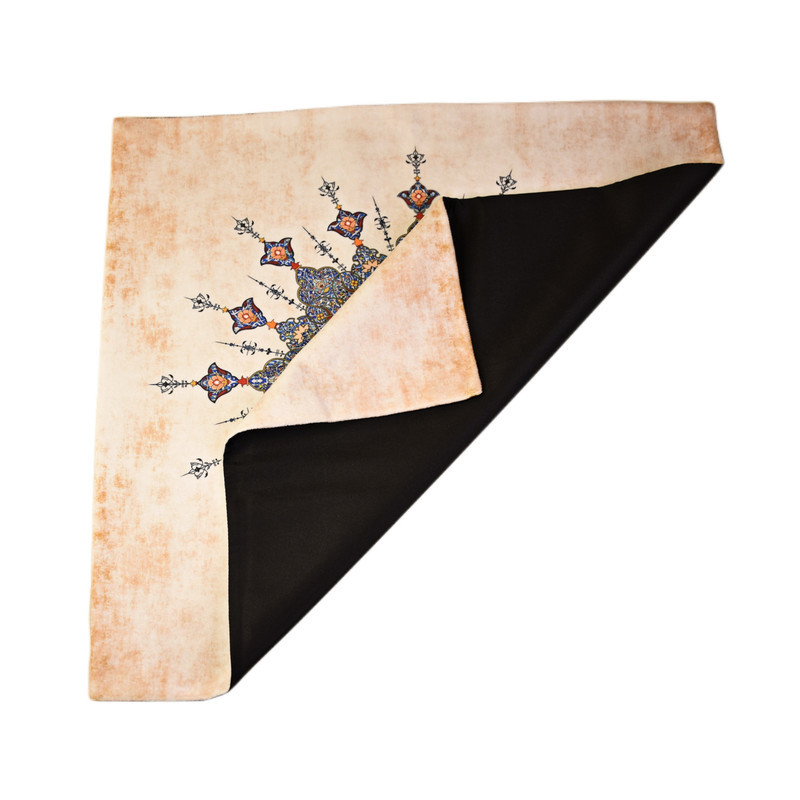 رومیزی مدل مخمل طرح فرش کد 104