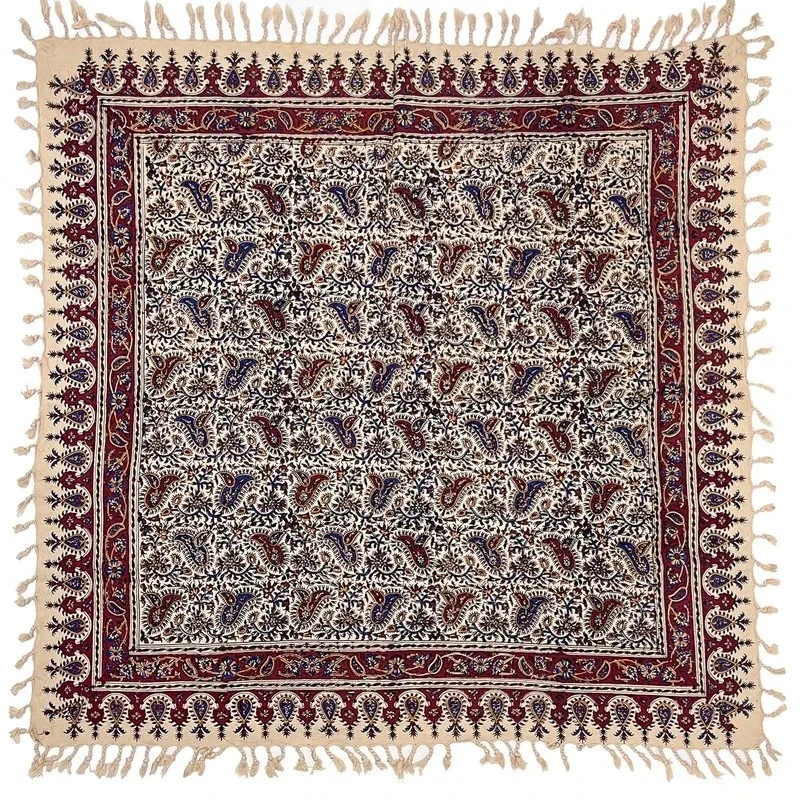 رومیزی قلمکار ممتاز طرح سلسله ای کد S120