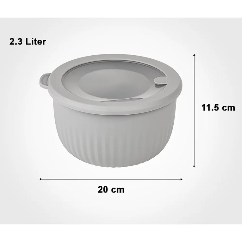 کاسه لیمون مدل درب دار  کد HS2223 مجموعه 3 عددی