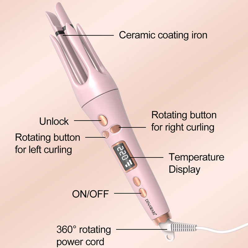 فر کننده و حالت دهنده مو دیناواری مدل D-497.19mm.25mm.32mm