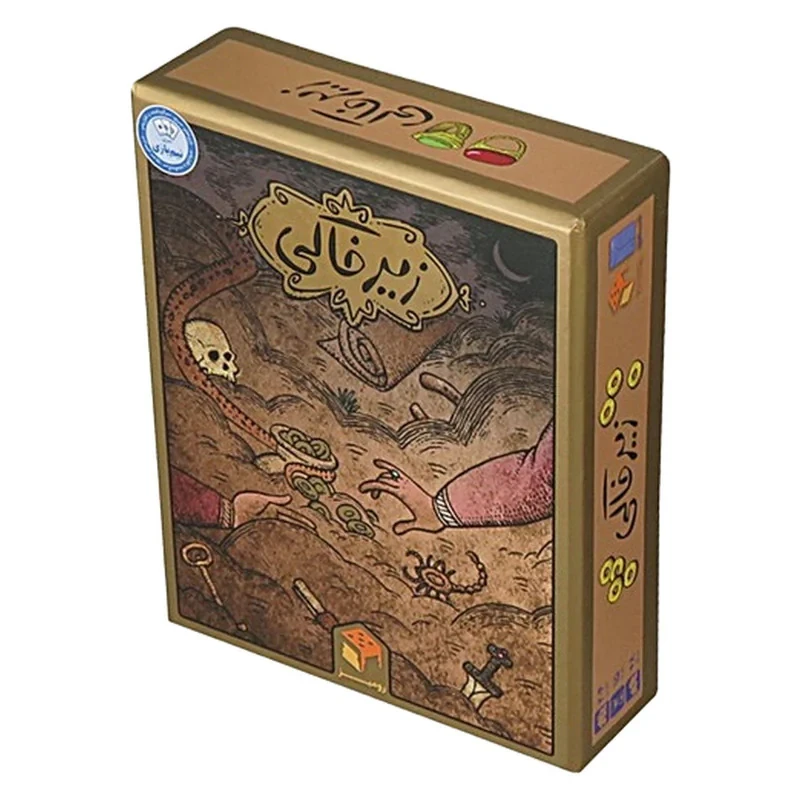 بازی فکری زیرخاکی 4 نفره بدون محدودیت سنی با درجه سختی آسان، مناسب 2 تا 4 بازیکن، شامل کارت‌های گنج برای جستجوی اشیای قیمتی، تولید داخل