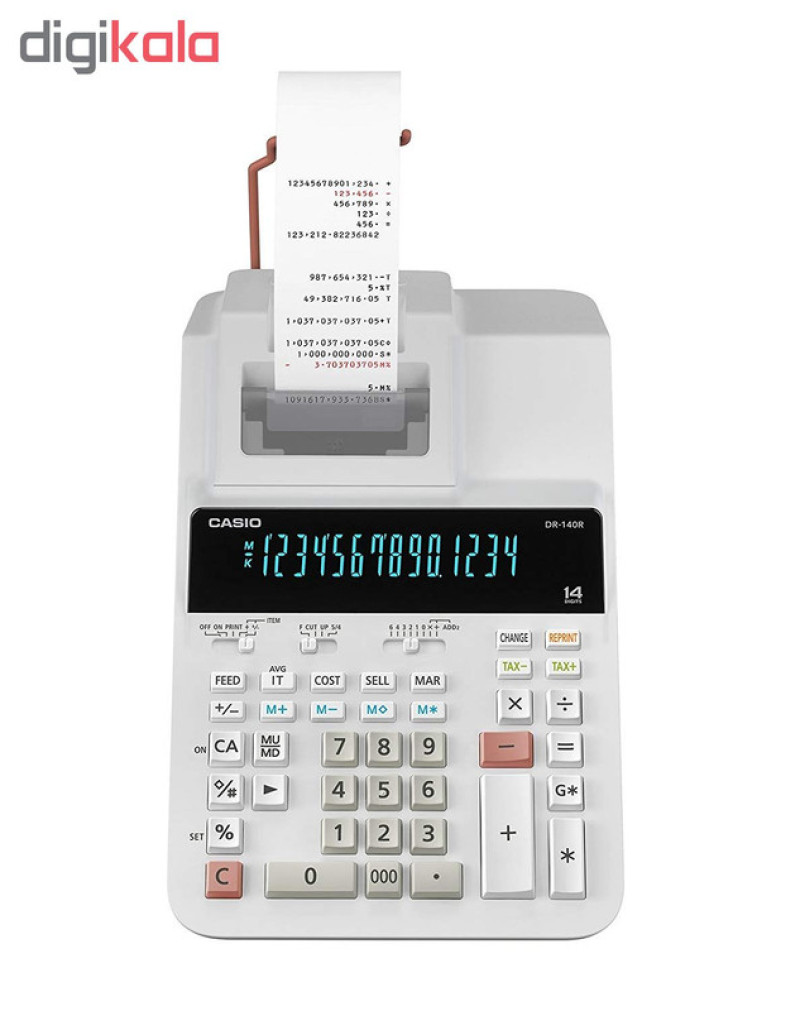 ماشین حساب کاسیو مدل DR-120R