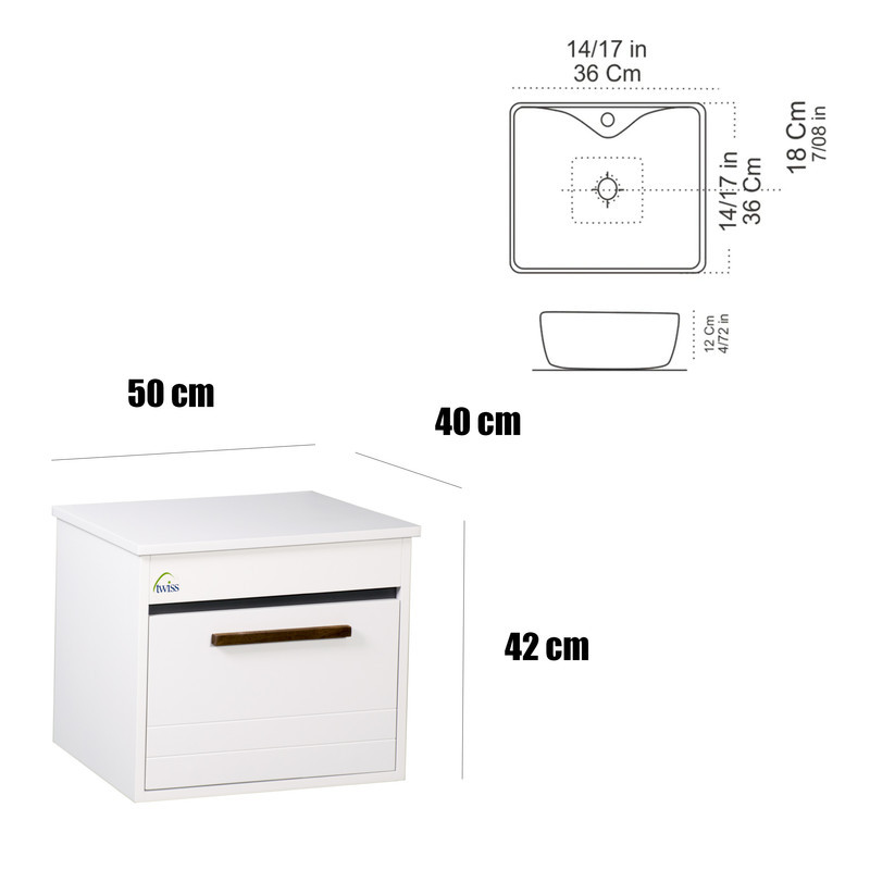 ست کابینت و روشویی توییس مدل 1035 M