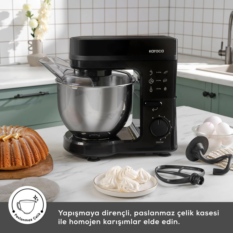 همزن کاسه‌دار 5 لیتری کاراجا مدل Maestrochef Stella
