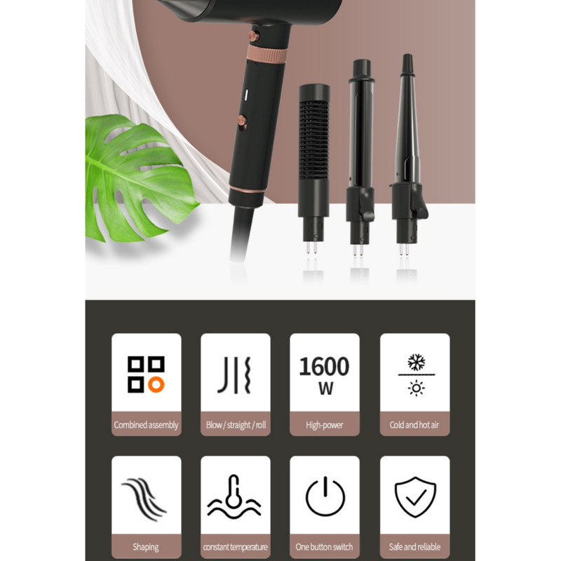 سشوار حرفه‌ای 1600 وات کمی مدل KM-9203 4in1