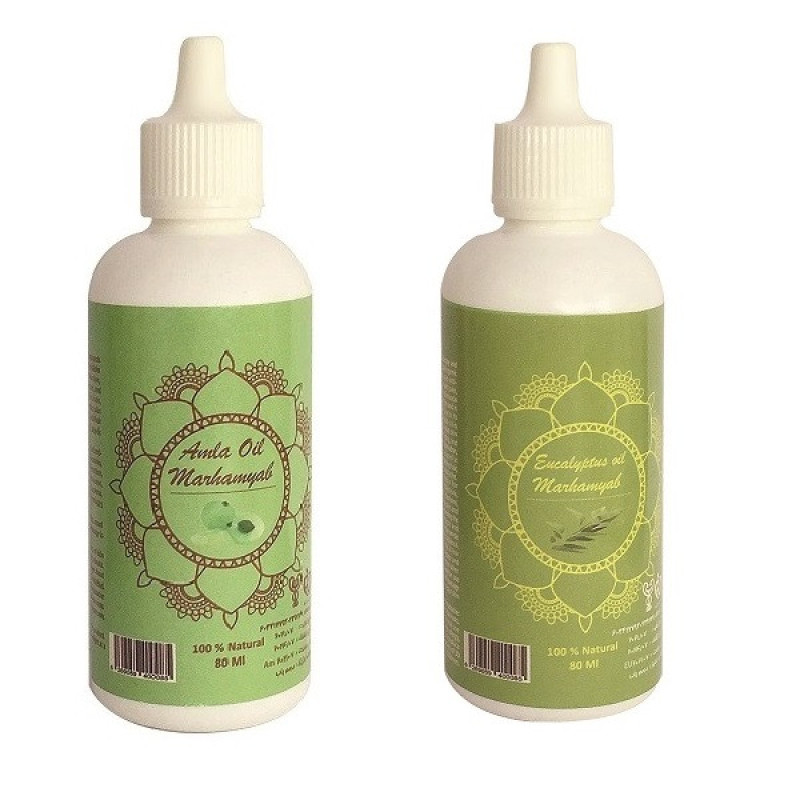 روغن بدن مرهم یاب مدل اکالیپتوس و آمله حجم 80 میلی لیتر مجموعه 2 عددی