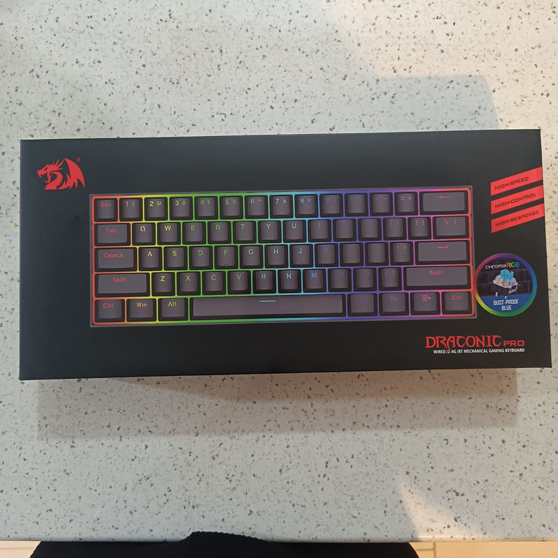 کیبورد مخصوص بازی ردراگون مدل K530 PRO DRACONIC BLUE SWITCH
