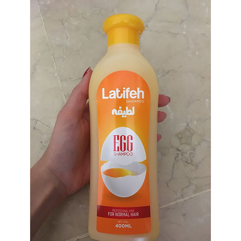 شامپو مو لطیفه مدل تخم مرغ و سدر حجم 400 میلی لیتر مجموعه 2 عددی