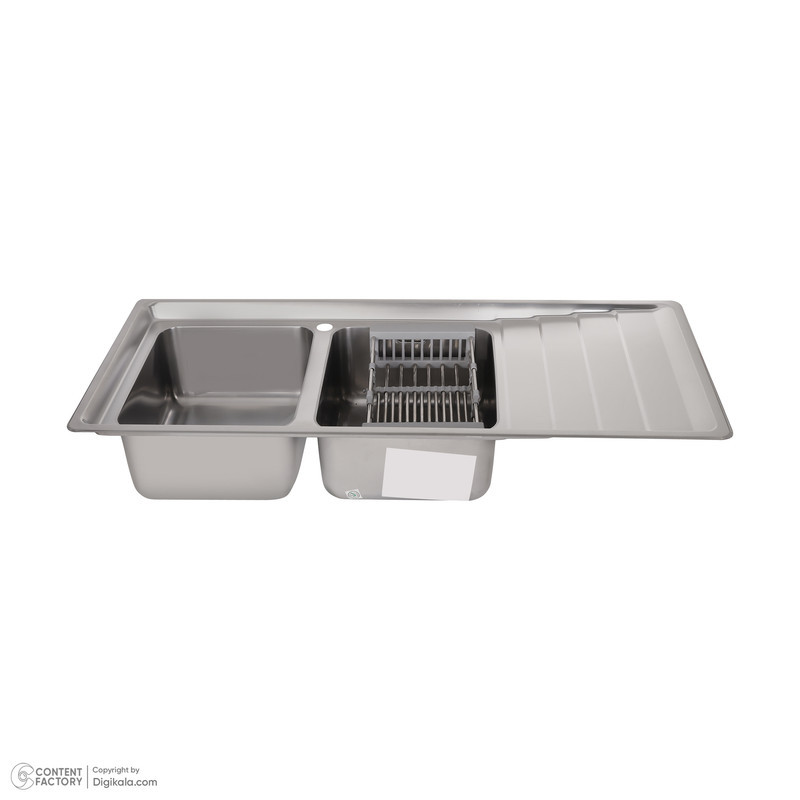 سینک ظرفشویی استیل بیمکث مدل R-4400 توکار