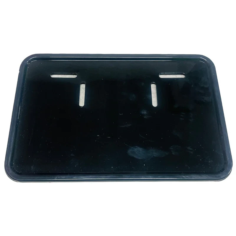 قاب پلاک موتور سیکلت وارون مدل فلزی کد W-118-BLK