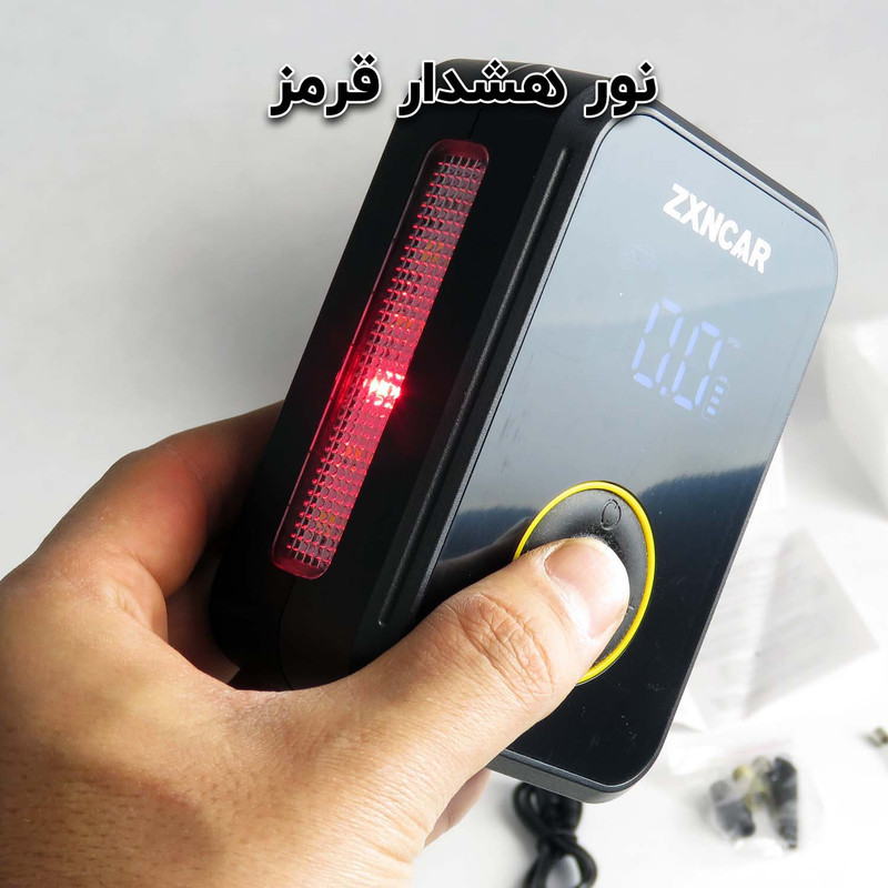 پمپ باد مدل ZXNCAR کد 1817 با 150  سی سی حجم هوای تزریقی در هر پمپاژ