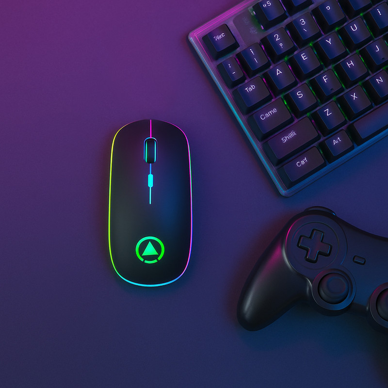 ماوس بی سیم مدل A2RGB PLUS BT5.2 WIFI